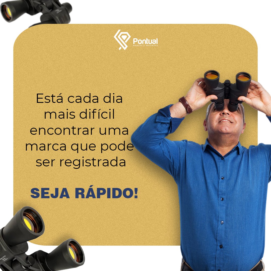 Está cada dia mais difícil encontrar uma marca que pode ser registrada   Seja rápido!