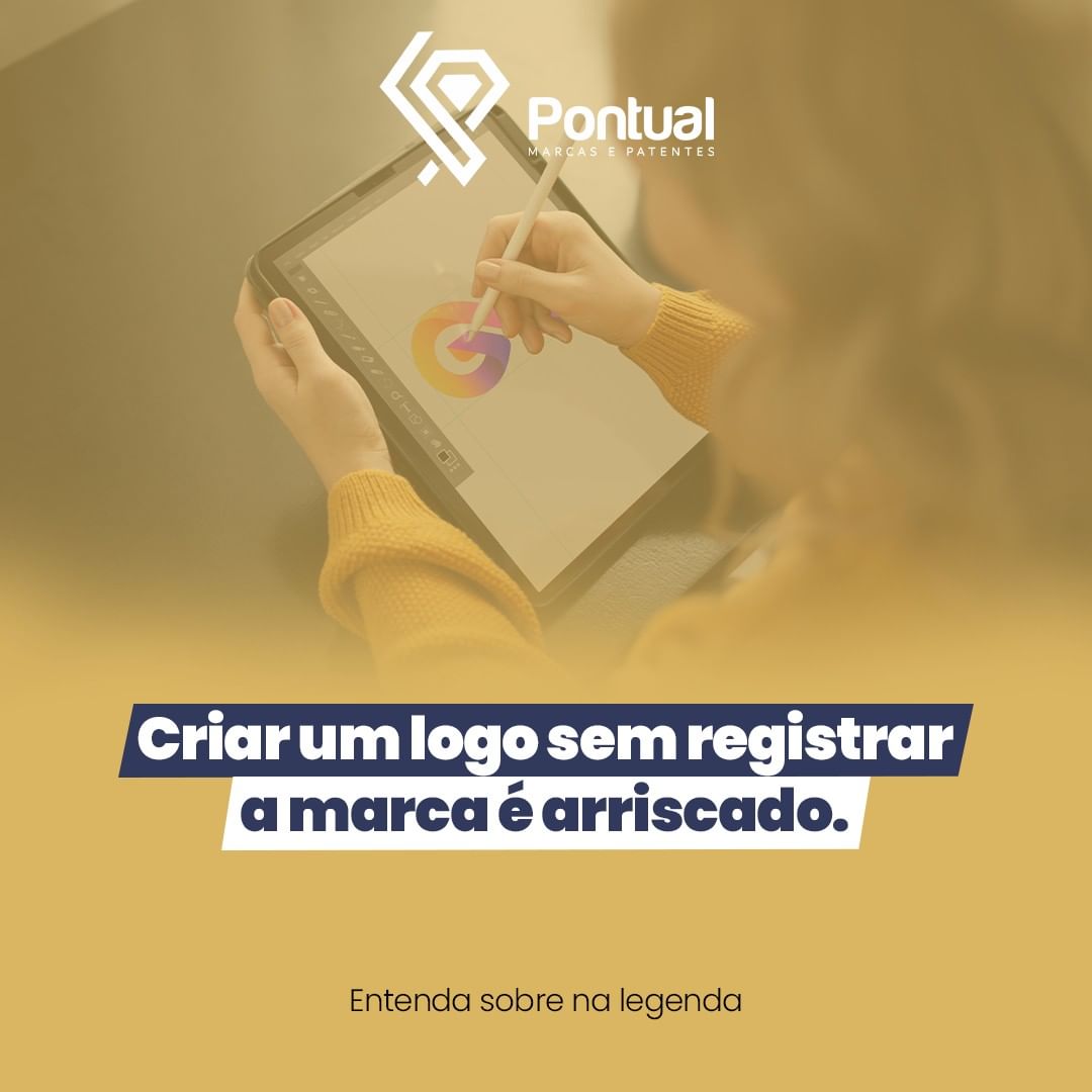 Criar um logo sem registrar a marca é arriscado.