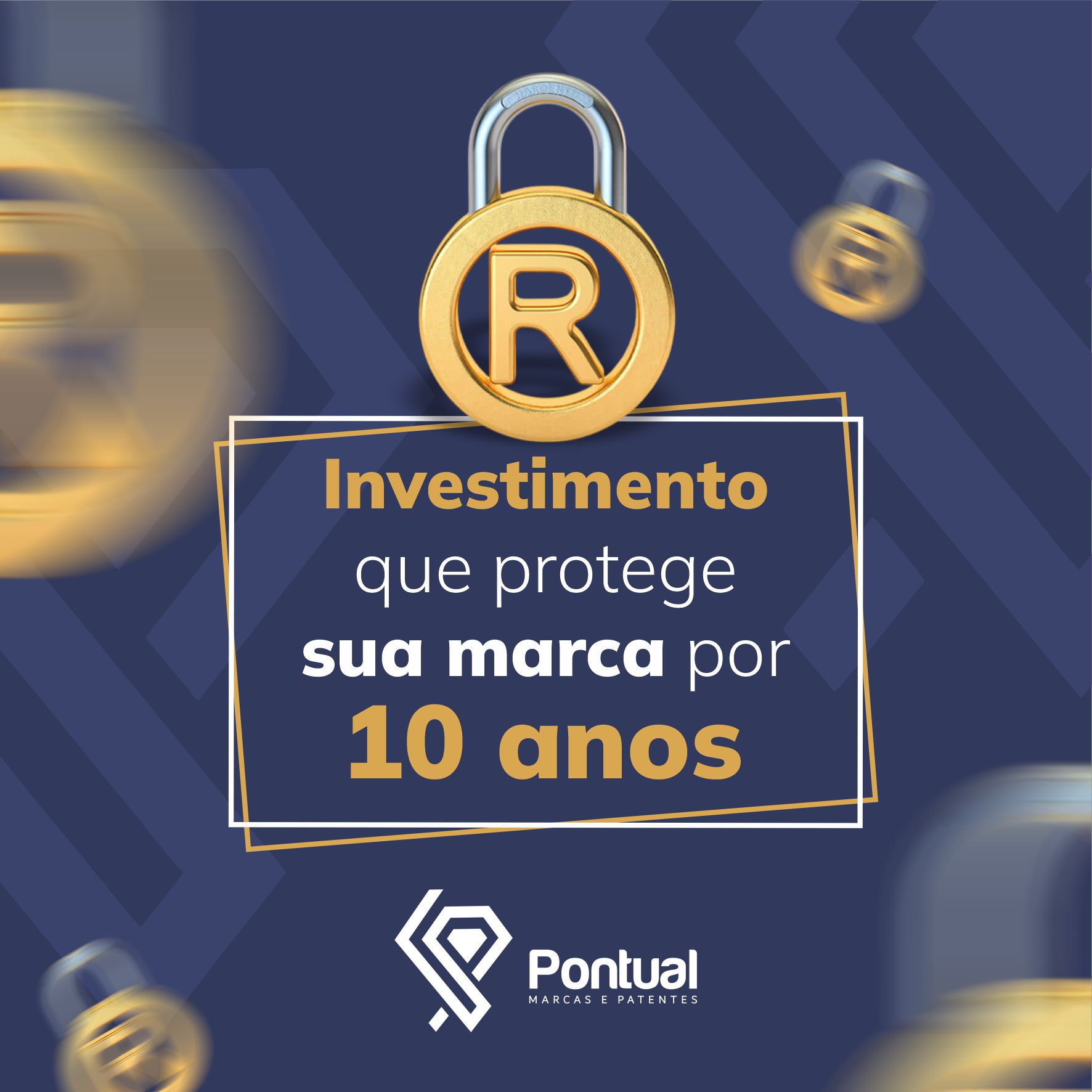 Investimento que protege sua marca por 10 anos